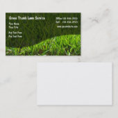 芝生の心配の名刺 名刺 (正面/裏面)