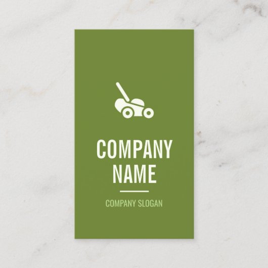 芝生の心配の名刺 名刺 (正面)