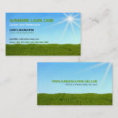 芝生の心配の庭師 紹介カード (正面/裏面)