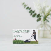 芝生の心配の草の切断 名刺 (スタンド正面)