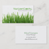 芝生の心配の造園の名刺 名刺 (正面/裏面)