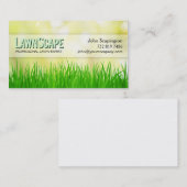 芝生の心配の造園家の名刺 名刺 (正面/裏面)