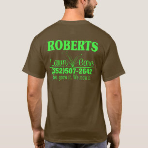 芝生の心配のTシャツ Tシャツ