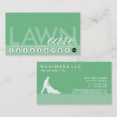 芝生の心配はプログラムに報酬を与えます ロイヤリティカード (正面/裏面)