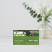 芝生の心配または造園の名刺 名刺 (スタンド正面)