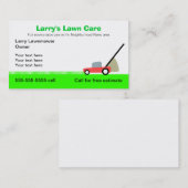 芝生の心配サービス 名刺 (正面/裏面)