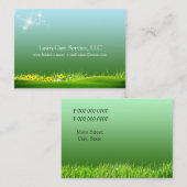 芝生の心配ビジネス 名刺 (正面/裏面)