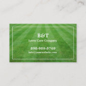 芝生の心配分野の草の名刺 名刺 (正面)