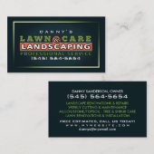 芝生の心配及び造園のカスタムな名刺 名刺 (正面/裏面)