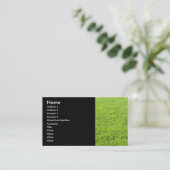 芝生の心配 名刺 (スタンド正面)