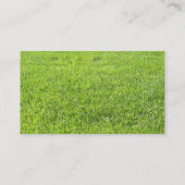芝生の心配 名刺 (裏面)