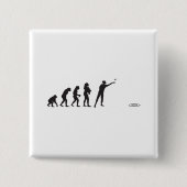 芝生の投げ矢 缶バッジ (正面)