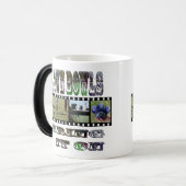 芝生の椀がそれを運ぶ モーフィングマグカップ (正面左)