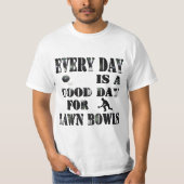 芝生の椀にとってもいい日だ Tシャツ (正面)