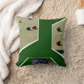 芝生の椀の立体的な芸術 クッション (ブランケット)