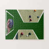 芝生の椀の立体的な芸術 ジグソーパズル (横)