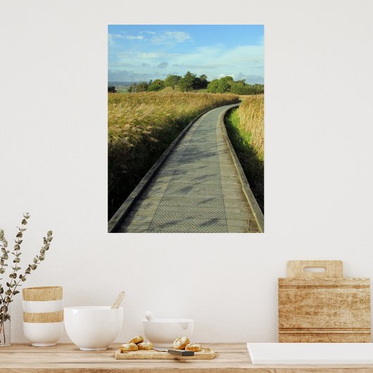芝生の歩道 ポスター (キッチン)