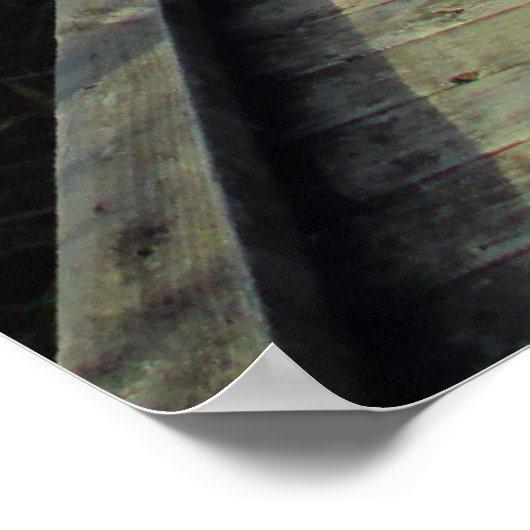 芝生の歩道 ポスター (角)