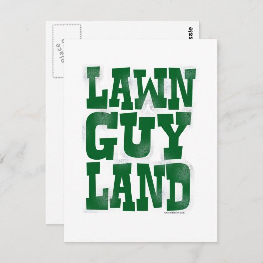 芝生の男の土地 ポストカード (正面/裏面)