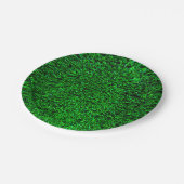 芝生の背景 ペーパープレート (アングル)