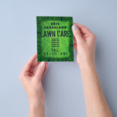 芝生の芝生のカバー チラシ (手)