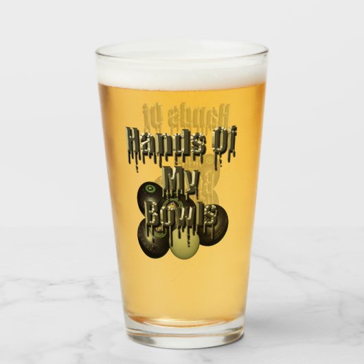 芝生の茶碗の手おもしろい。 タンブラーグラス (ドリンク正面)