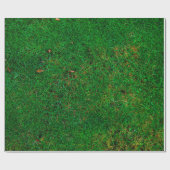 芝生の草の牧草地のテクスチャヤード ラッピングペーパー (フラット)