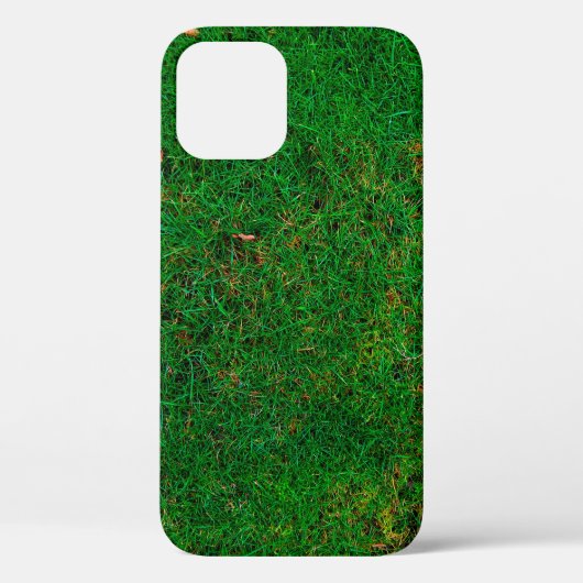芝生の草の牧草地のテクスチャヤード Case-Mate iPhoneケース (裏面)