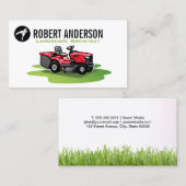 芝生の草刈り機 |ヘッジトリマー 名刺 (正面/裏面)