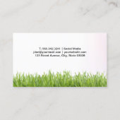 芝生の草刈り機 |ヘッジトリマー 名刺 (裏面)