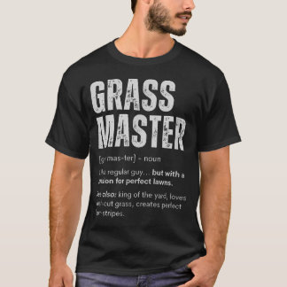 芝生の達人 庭の世話をする人への面白いプレゼント Tシャツ