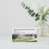 芝生のSprinkerの名刺 名刺 (スタンド正面)