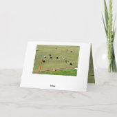 芝生はゲーム、加えますあなたのメッセージをボーリングをします、 カード (裏面)