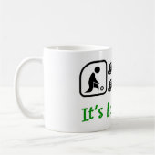 芝生はボーリングをします-それは私がいかに転がるかです コーヒーマグカップ (左)