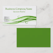 芝生は名刺を振ります 名刺 (正面/裏面)