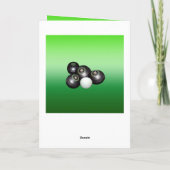 芝生は父の日ボーリングをします、 カード (裏面)