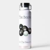 芝生は、水に浸かって美しいものを食べていた。 ウォーターボトル (背面)