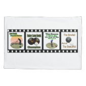 芝生やる気を起こさせるのデザインを写真帯に入れ 枕カバー (裏面-左)