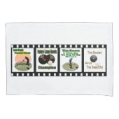 芝生やる気を起こさせるのデザインを写真帯に入れ 枕カバー (正面左)