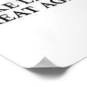 芝生を再素晴らしび芝刈りおもしろい機にする ポスター (角)