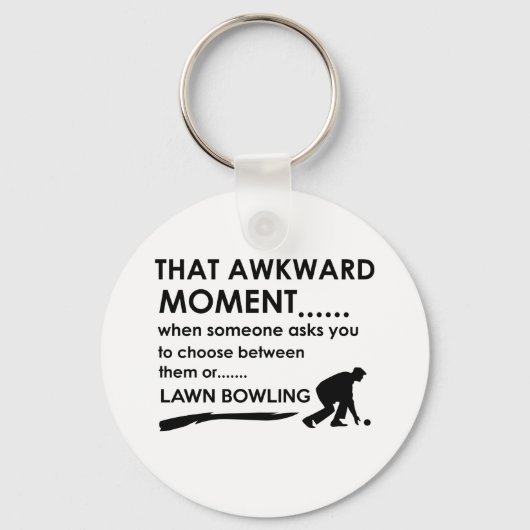 芝生カッコいいのデザイン キーホルダー (正面)