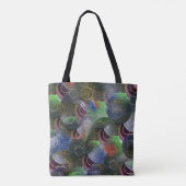 芝生カラフルの椀の切り離し トートバッグ (裏面)