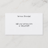 芝生サービスの名刺 名刺 (裏面)