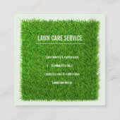 芝生サービスガーデン スクエア名刺 (裏面)