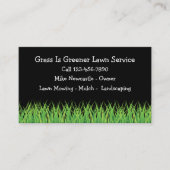 芝生サービスシンプル名刺 名刺 (正面)