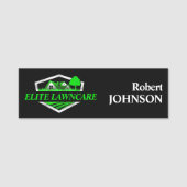 芝生サービス名タグ 名札 (正面)