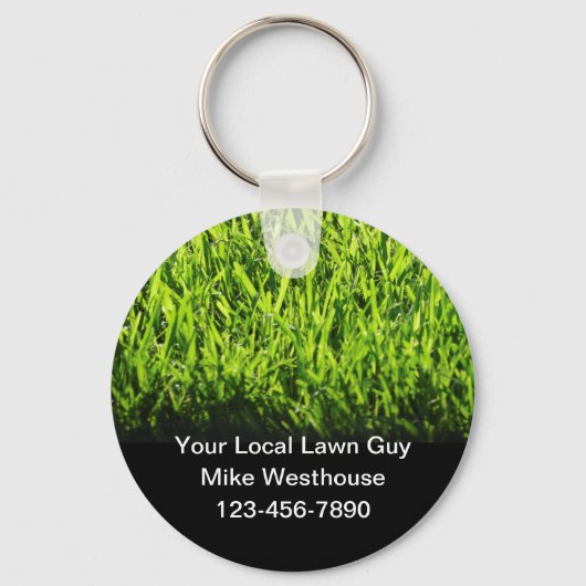 芝生サービス キーホルダー (正面)