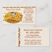 芝生サービス 名刺 (正面/裏面)