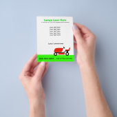 芝生サー気にビス チラシ (手)