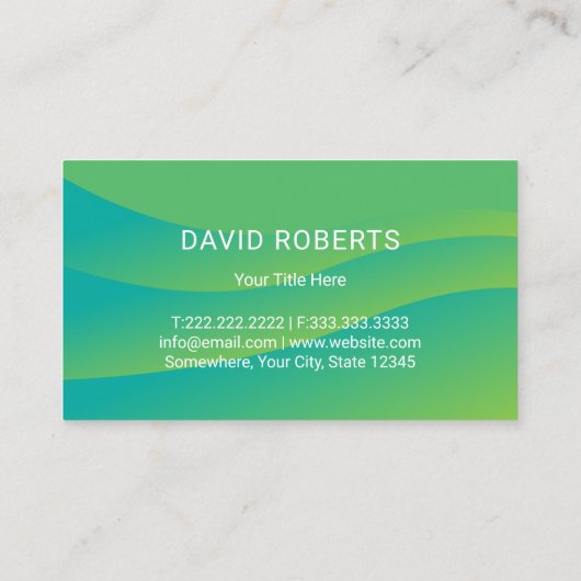 芝生スプリンクラー灌漑の設置と修理 名刺 (裏面)